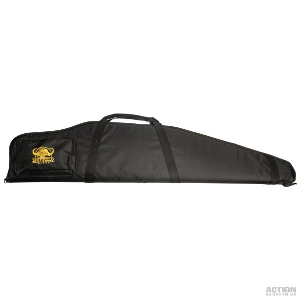 Buffalo River Gevrtaske til riffel, Sort m/lomme og rem 130cm