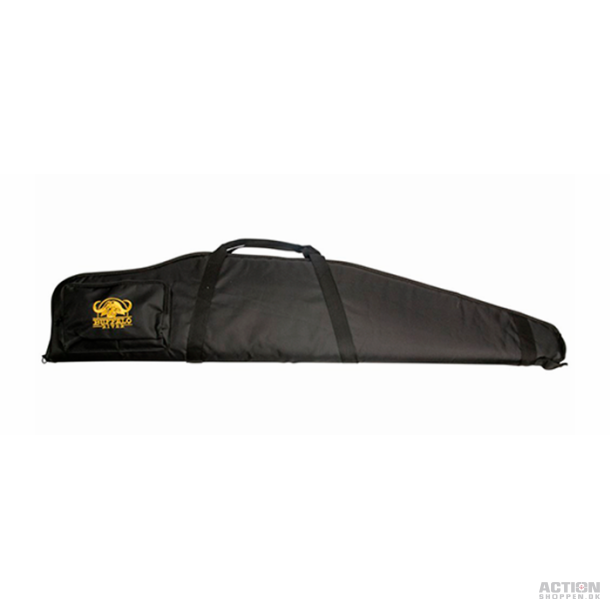 Buffalo River Gevrtaske til riffel, Sort m/lomme og rem 130cm