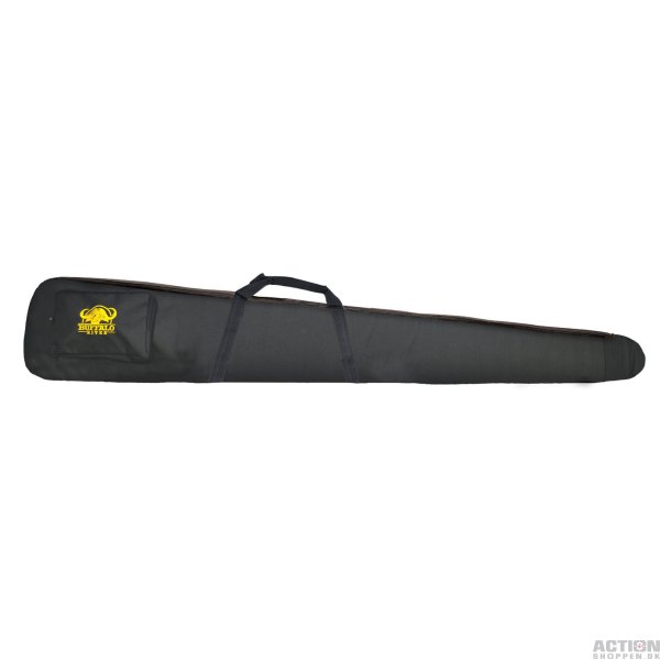 Buffalo River Gevrtaske til riffel, Sort m/lomme og rem 130cm