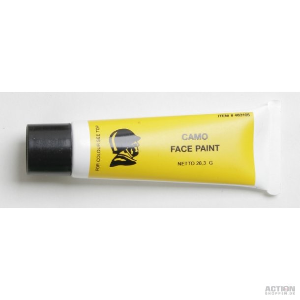 Camouflage creme i sort.