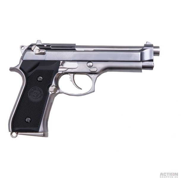 WE - M92 V2, Full Metal, slv, GBB - Gas.