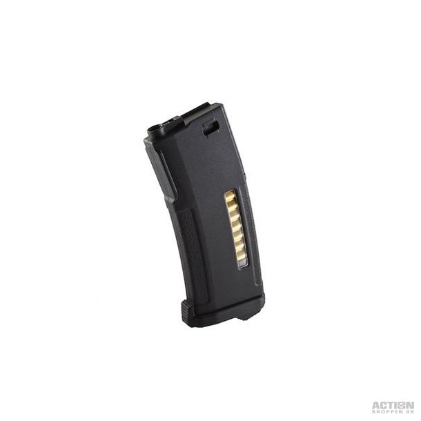 PTS EPM - M4/M15/16, 120 skuds Mid-Cap magasin, TM Recoil Shock, Sort