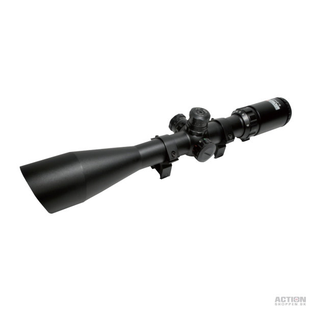 SWISS ARMS kikkertsigte 6-24 X 50 med Oplyst kryds i Grn &amp; Rd