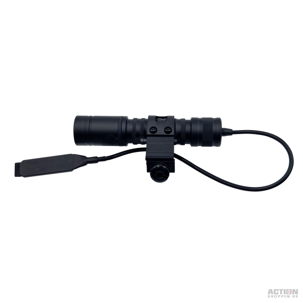 Cybergun Wraith Flashlight lygte, 1300 lumens, inkl. kontakt 
