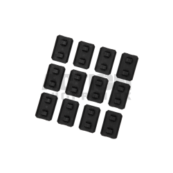 M-lok Rail Covers 12 stk Sort