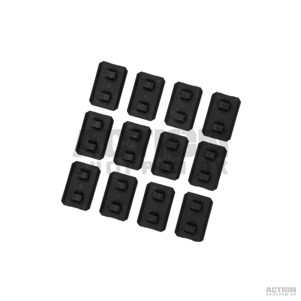 M-lok Rail Covers 12 stk Sort