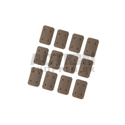 M-lok Rail Covers 12 stk Dark Earth