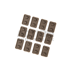 M-lok Rail Covers 12 stk Dark Earth