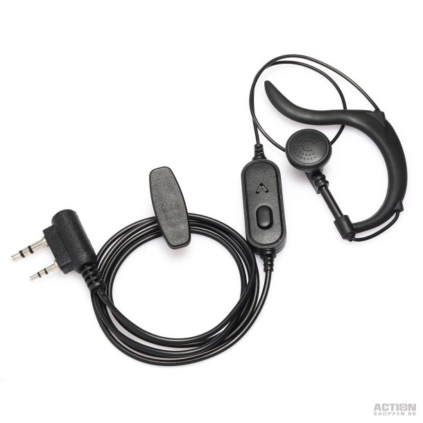 Baofeng originalt restykke headset til UV-5R (K-Plug)