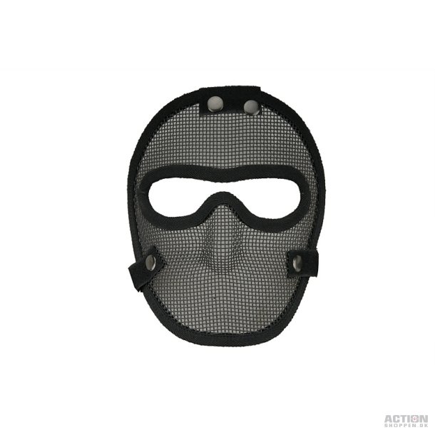 Ansigts beskytter, med gitter, Sort 