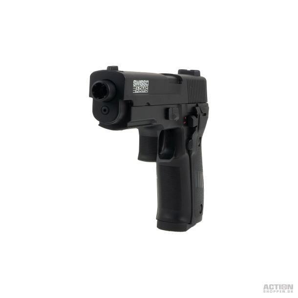 Cybergun - Swiss Arms Navy Pistol AEP Mosfet RTP Lipo Metal slid, El pistol, Semi/Full automatisk.