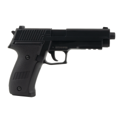 Cybergun - Swiss Arms Navy Pistol AEP Mosfet RTP Lipo Metal slid, El pistol, Semi/Full automatisk.