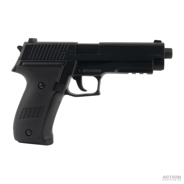 Cybergun - Swiss Arms Navy Pistol AEP Mosfet RTP Lipo Metal slid, El pistol, Semi/Full automatisk.