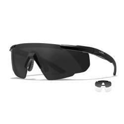 Wiley X - SABER ADVANCED, Glas Gr/Klar. / Stel Mat Sort