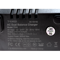 T100 Multi-Chemistry Dobbelt oplader