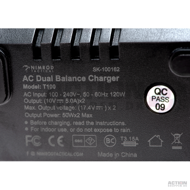 T100 Multi-Chemistry Dobbelt oplader