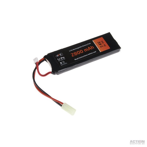 Li-Po 7,4V 2800mAh, 25C, Batteri