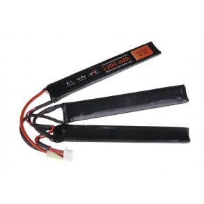 Li-Po 11,1V 1300mAh, 15C, Crane stock, Batteri