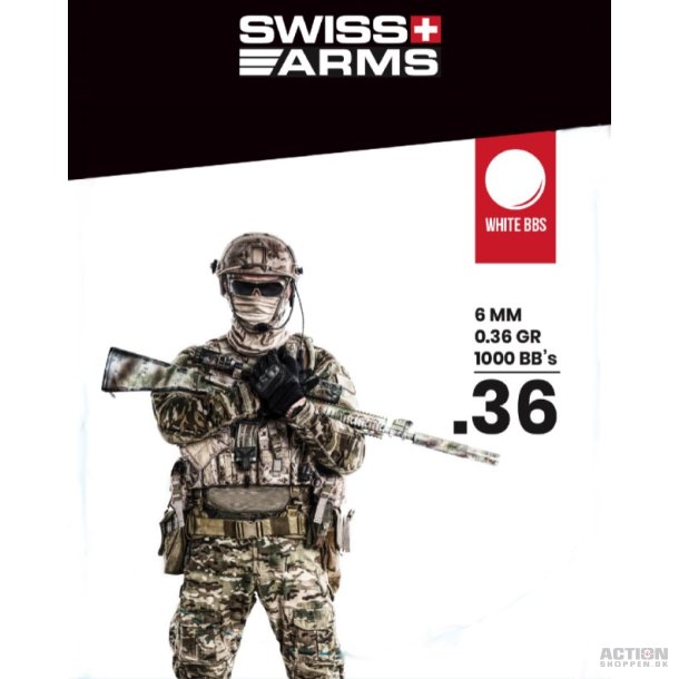 Swiss Arms - Precision 0,36 gram 1000 stk.