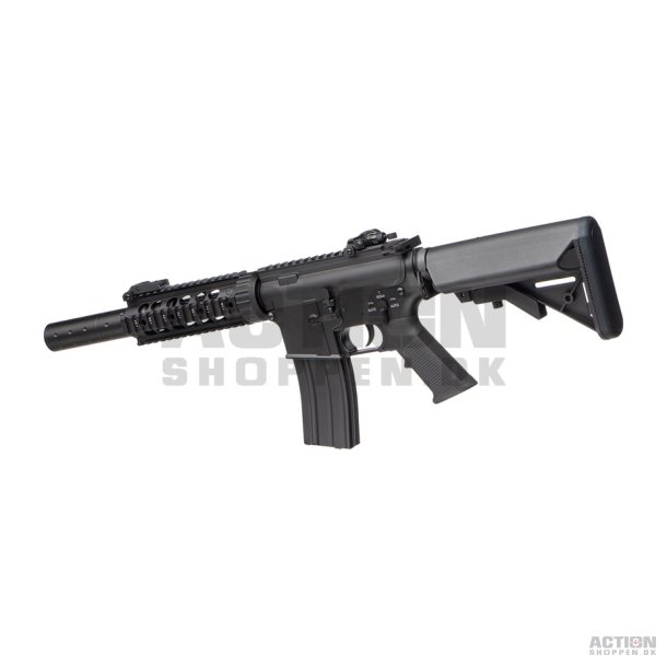 E&C - M4 RIS Silencer QR 1.0 EGV, Sort