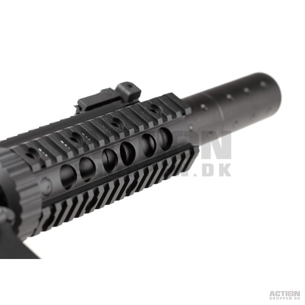 E&C - M4 RIS Silencer QR 1.0 EGV, Sort