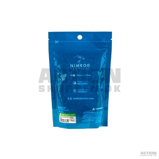 Nimrod - High Performance kugler 0,25 gram 1000 stk.