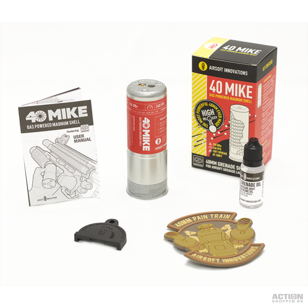40 Mike Granat fra Airsoft Innovation, 150 skuds.