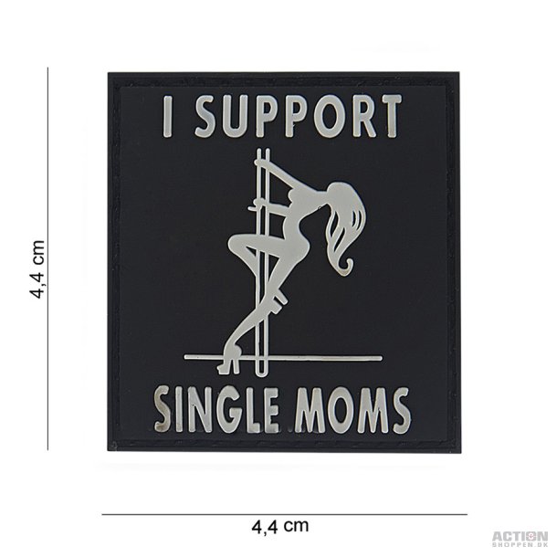 Patch - 3D PVC I support single moms