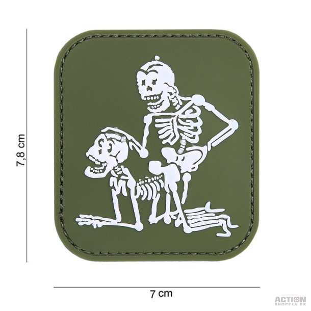 Patch - 3D PVC two skeletons