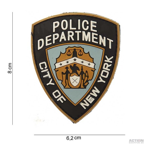 Patch - 3D PVC Police Department