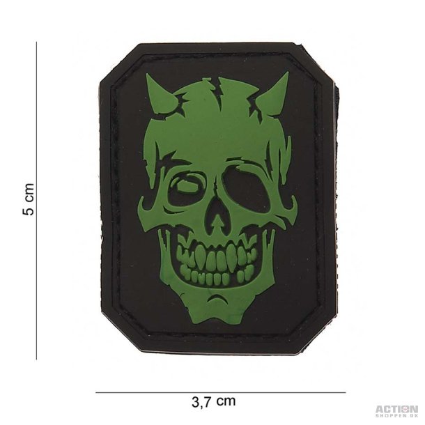 Patch - 3D PVC Devil Skull