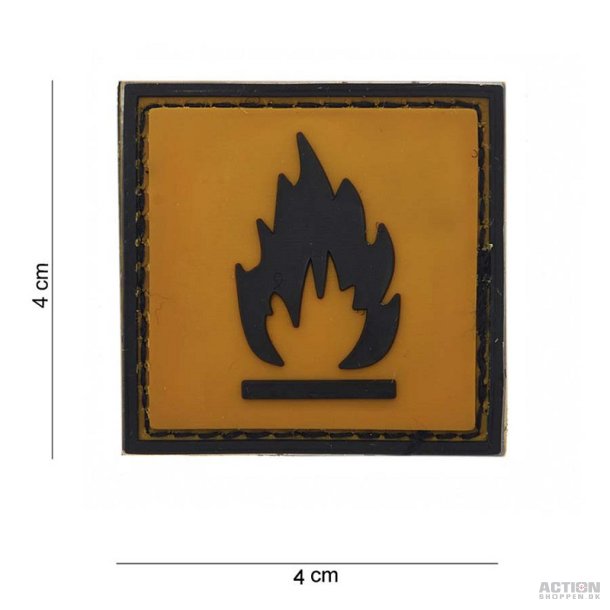 Patch - 3D PVC Flammable