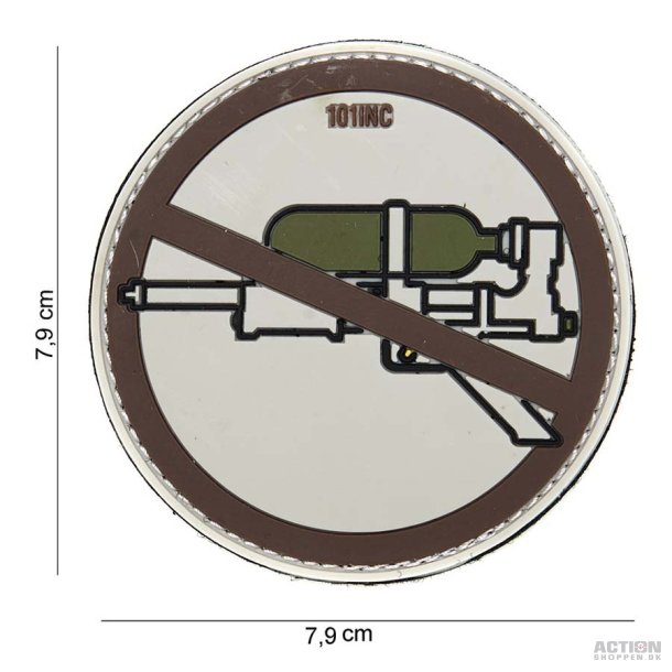 Patch - 3D PVC Super soaker bruin