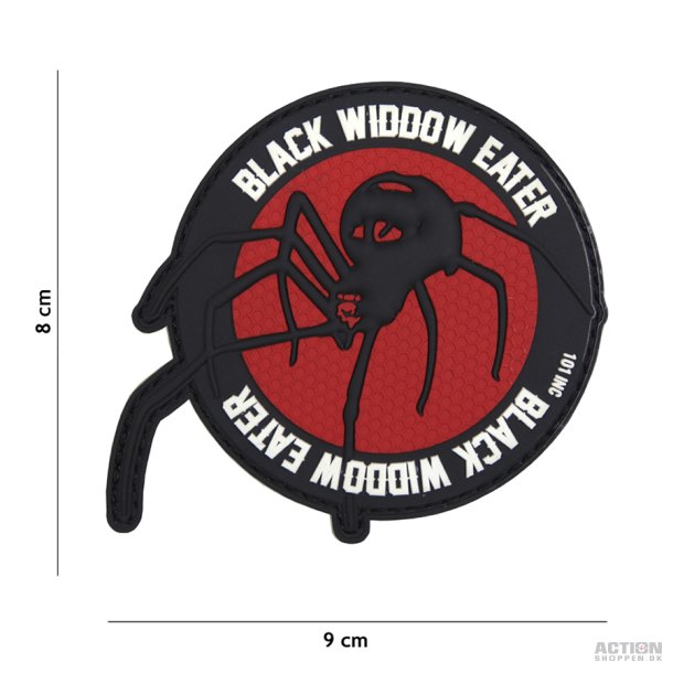 Patch - 3D PVC Black widdow eater