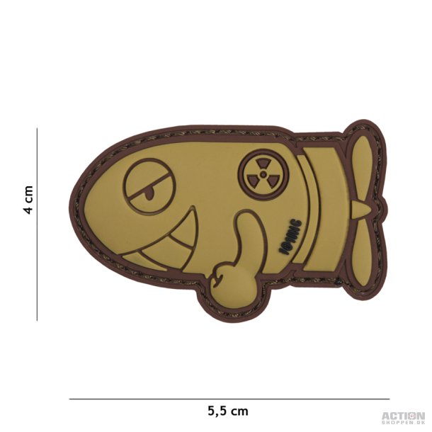 Patch - 3D PVC Funny torpedo coyote