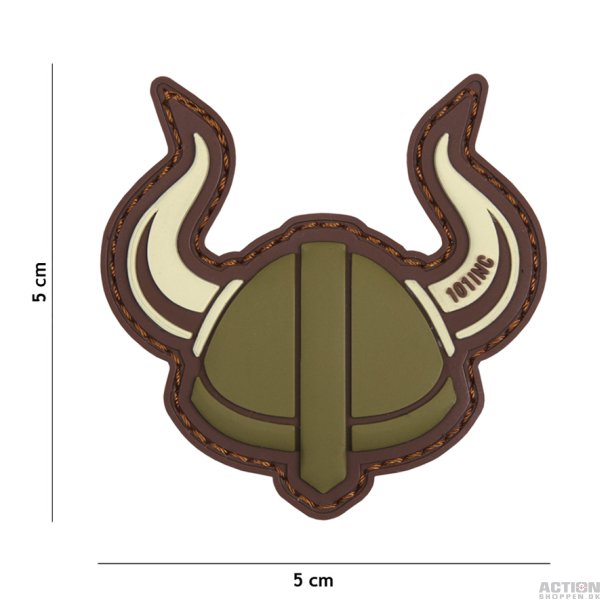 Patch - 3D PVC Viking helm