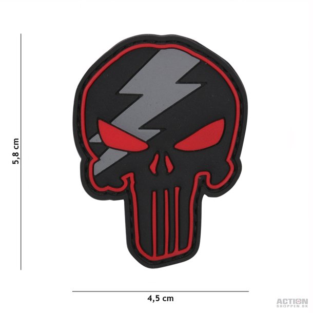 Patch - 3D PVC Punisher thunder