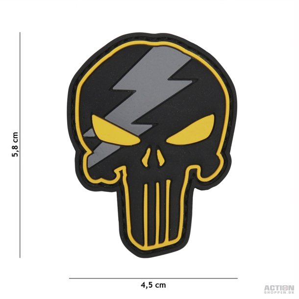 Patch - 3D PVC Punisher thunder