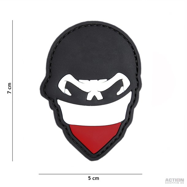 Patch - 3D PVC Polish skull balaclaca