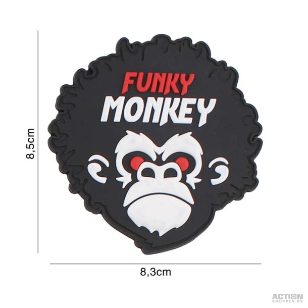 Patch - 3D PVC Funky Monkey