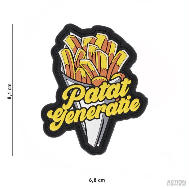 Patch - 3D PVC Patat generatie