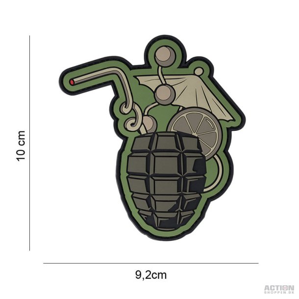 Patch - 3D PVC Cocktail grenade