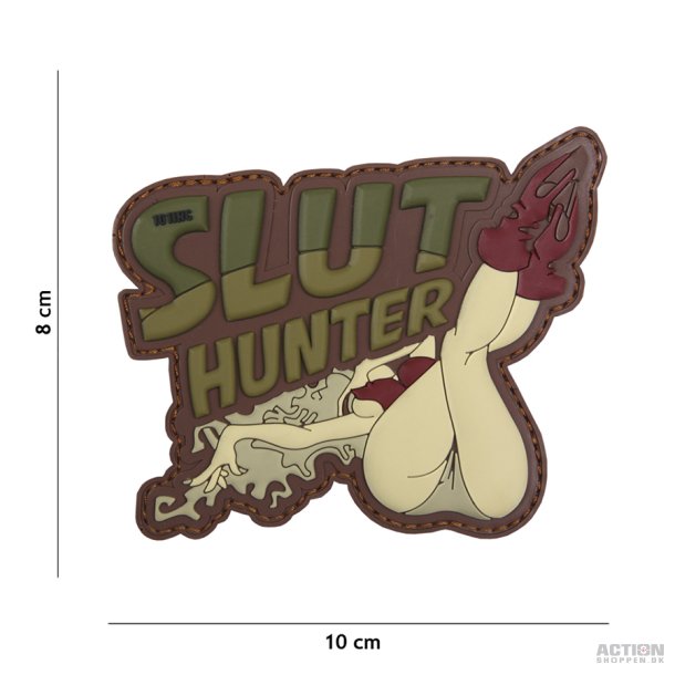 Patch - 3D PVC Slut hunter groen