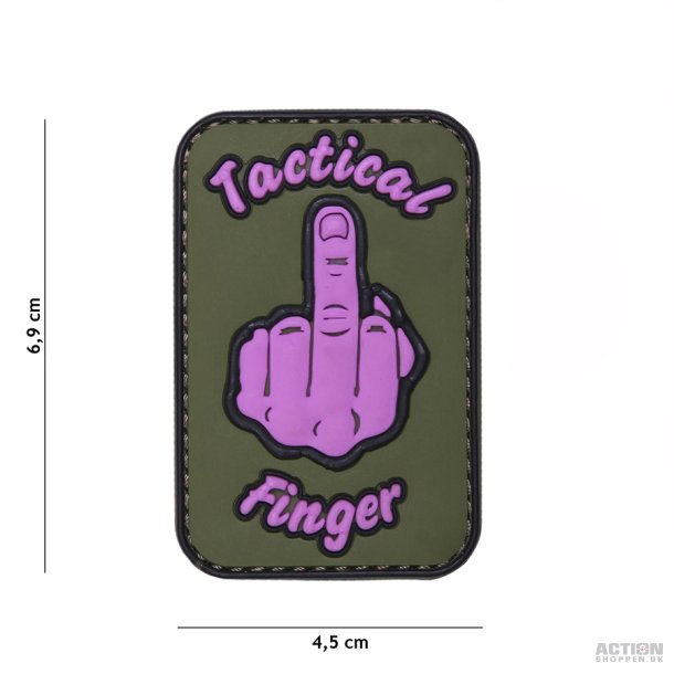 Patch - 3D PVC Tactical finger