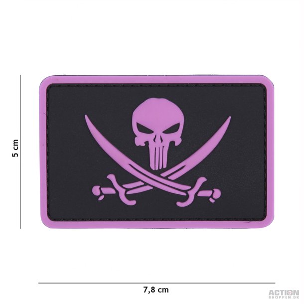 Patch - 3D PVC Punisher pirate