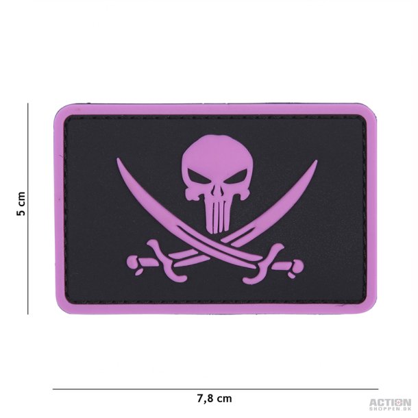 Patch - 3D PVC Punisher pirate