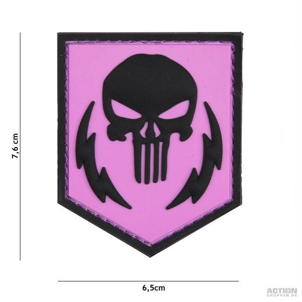 Patch - 3D PVC Punisher thunder strokes 