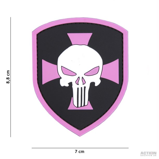Patch - 3D PVC Schild Punisher kruis