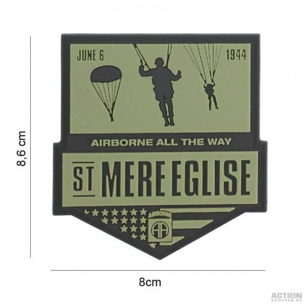 Patch - 3D PVC St Mere Eglise