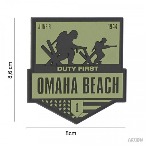 Patch - 3D PVC Omaha Beach